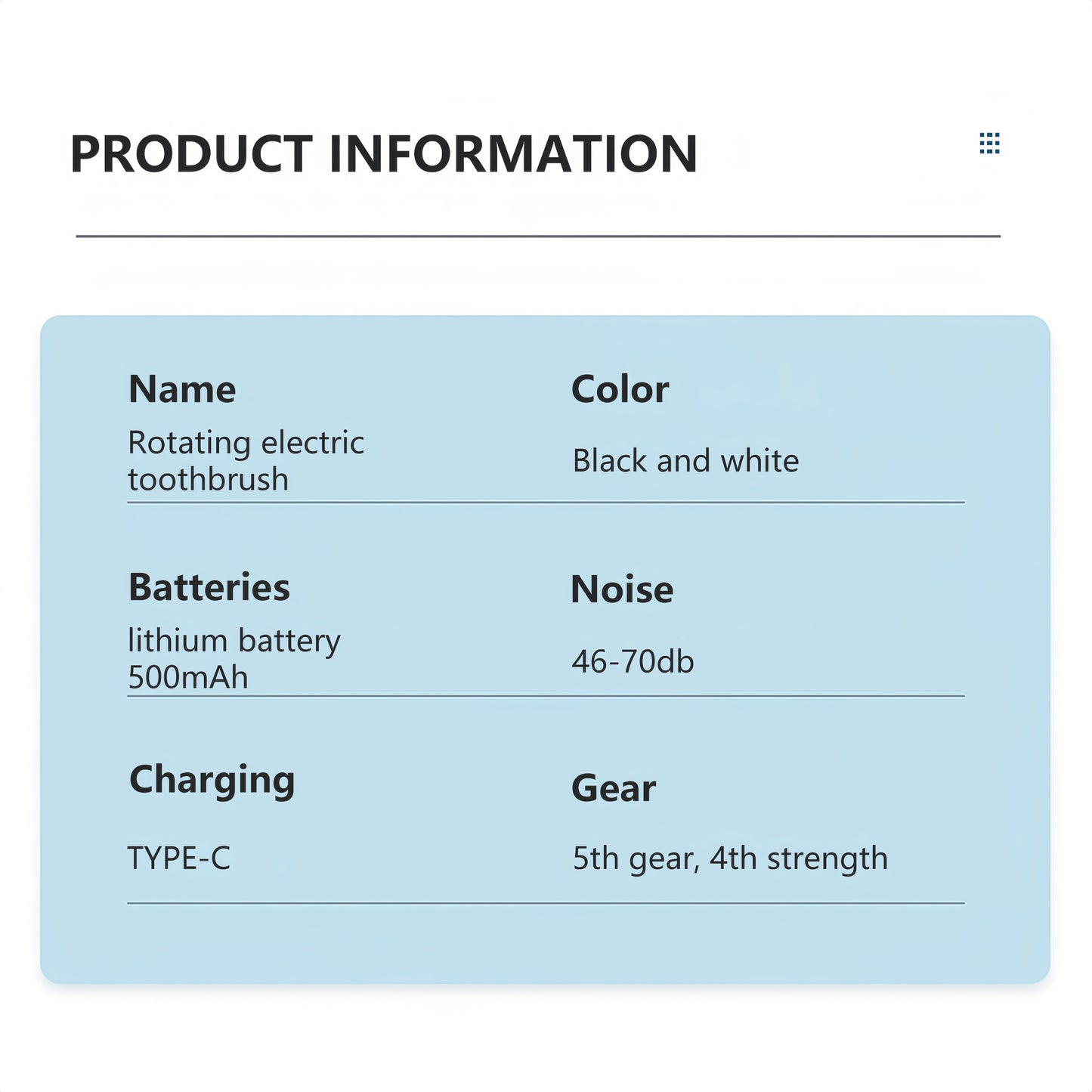 rotating electric toothbrush