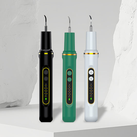 SmileBright Pro - 1-Min Tartar Buster with Ultrasound Tech,SonicPearl™ Ultrasonic Cleaner - Pain-Free Plaque Removal