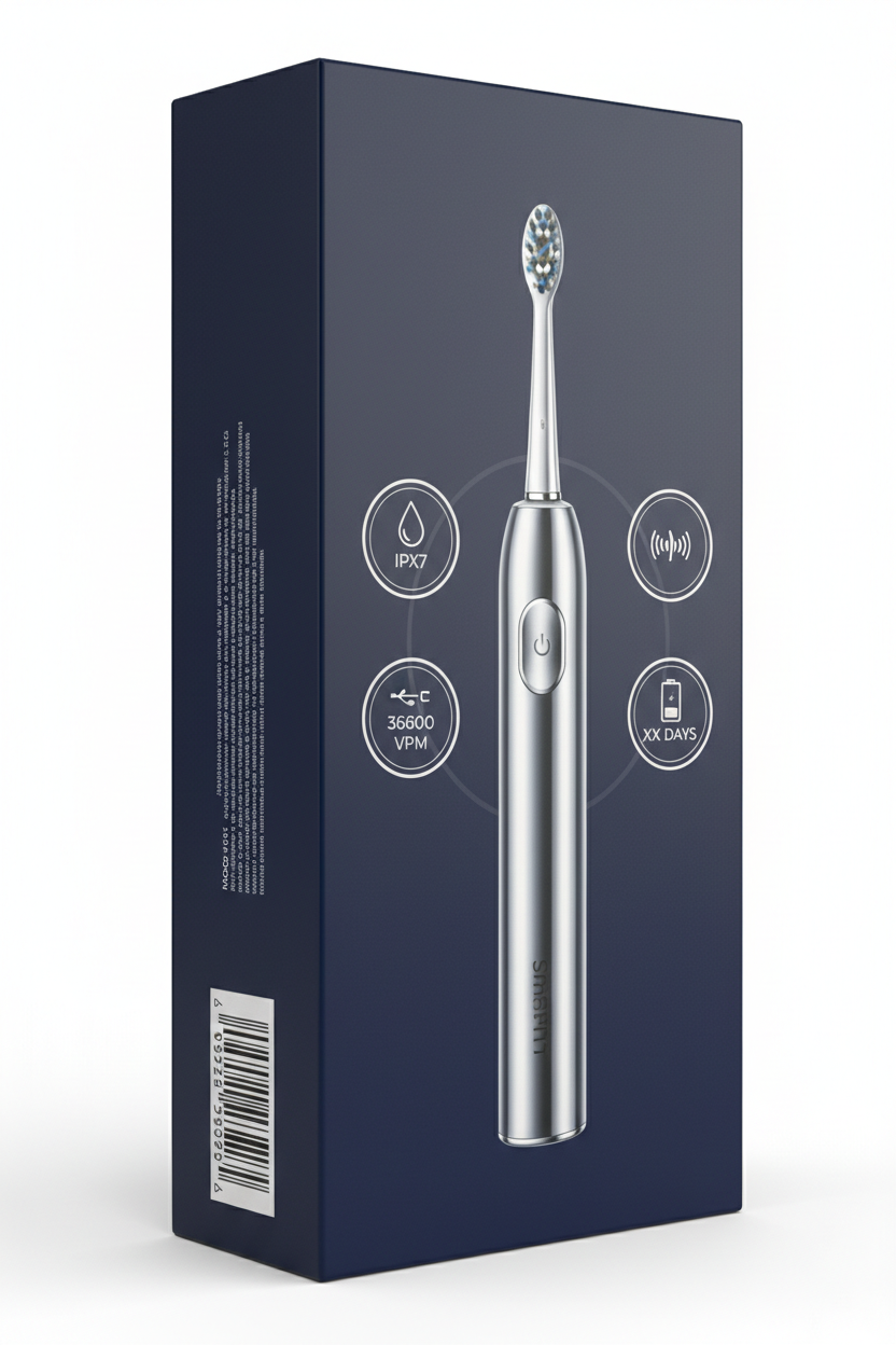 PA5618 Sonic Electric Toothbrush Packaging Box