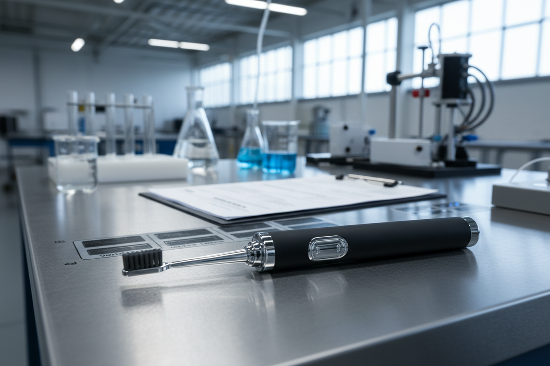 CE and FDA certified electric toothbrush manufacturing and quality control testing