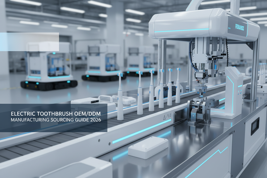 Electric toothbrush OEM ODM manufacturing sourcing guide 2026 - OQPO factory production line China