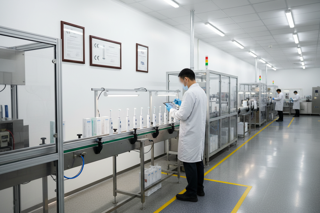 CE and FDA certified oral care factory quality control process