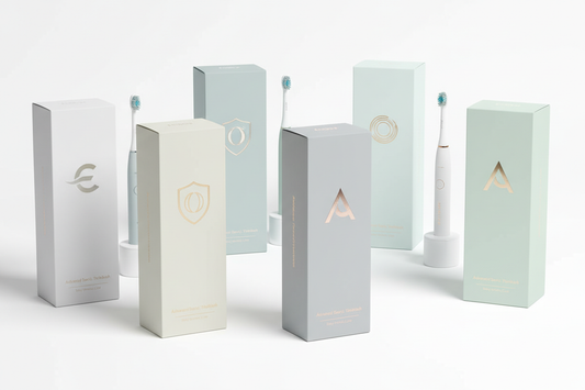 Private label electric toothbrush custom packaging branding