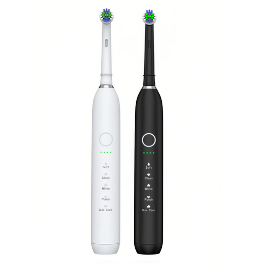 White and black Sonic Electric Toothbrush 36,000 VPM | PA5618 with multiple cleaning modes and LED indicators.