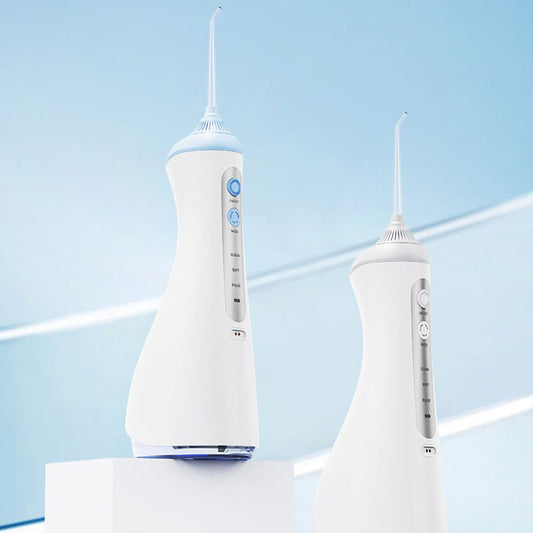 Portable Water Flosser Cordless - 1500PSI, 200ml Tank, USB-C Fast Charge, IPX7, 4 Tips (TSA-Friendly)
