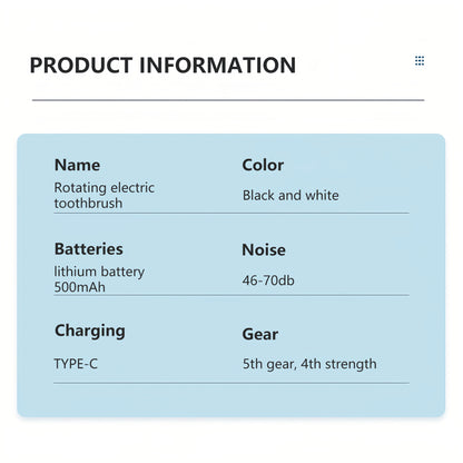 rotating electric toothbrush