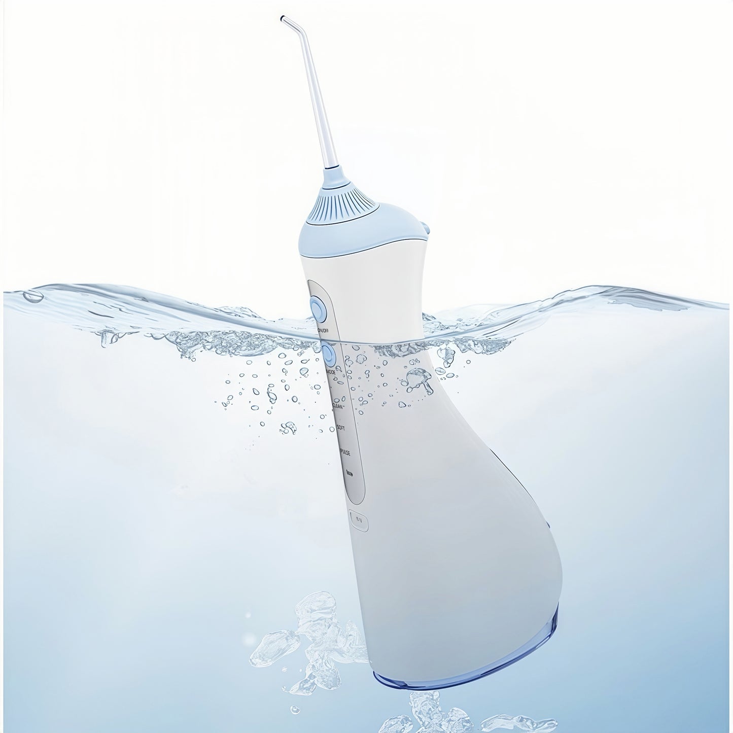 Portable Water Flosser Cordless - 1500PSI, 200ml Tank, USB-C Fast Charge, IPX7, 4 Tips (TSA-Friendly)