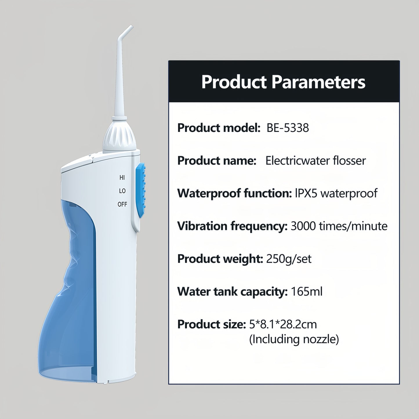 Electric Water Flosser，Portable Water Flosser