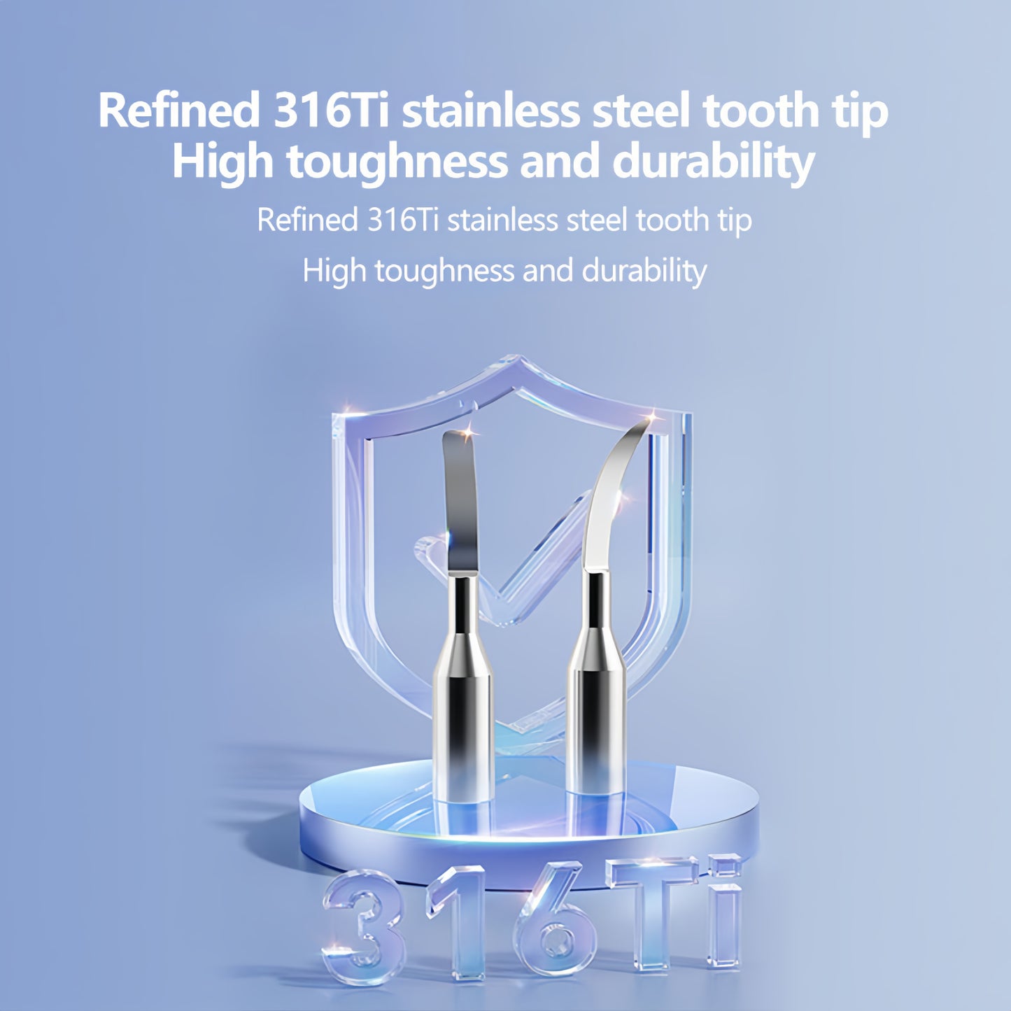 SmileBright Pro - 1-Min Tartar Buster with Ultrasound Tech，SonicPearl™ Ultrasonic Cleaner - Pain-Free Plaque Removal