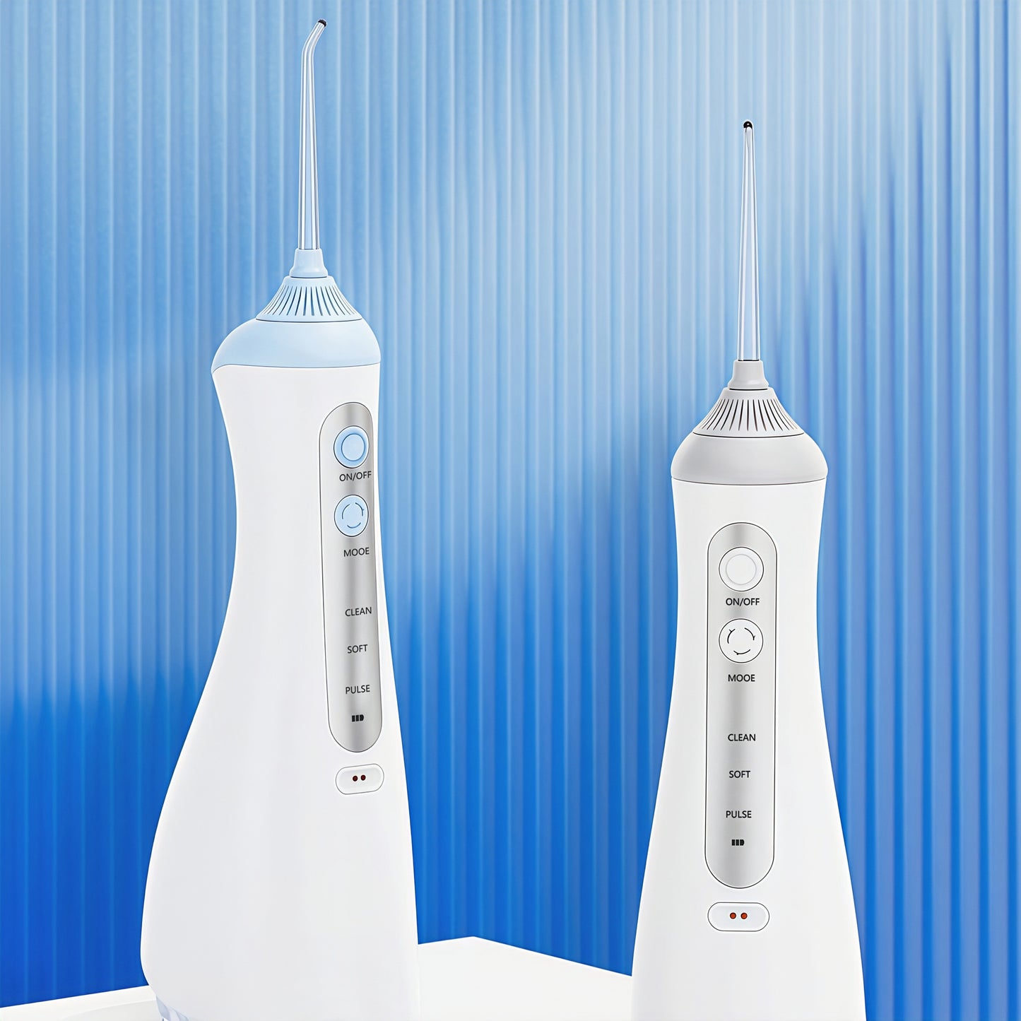 Portable Water Flosser Cordless - 1500PSI, 200ml Tank, USB-C Fast Charge, IPX7, 4 Tips (TSA-Friendly)