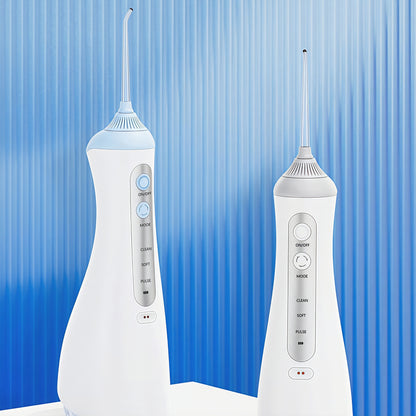 Portable Water Flosser Cordless - 1500PSI, 200ml Tank, USB-C Fast Charge, IPX7, 4 Tips (TSA-Friendly)