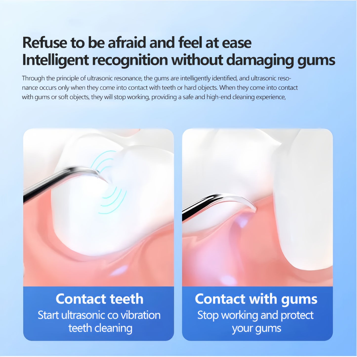 SmileBright Pro - 1-Min Tartar Buster with Ultrasound Tech，SonicPearl™ Ultrasonic Cleaner - Pain-Free Plaque Removal