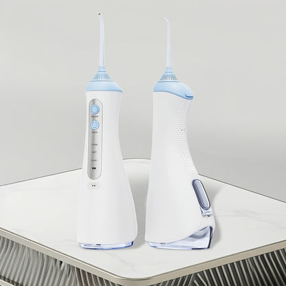 Portable Water Flosser Cordless - 1500PSI, 200ml Tank, USB-C Fast Charge, IPX7, 4 Tips (TSA-Friendly)