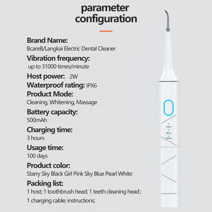 Direct USB-C Water Flosser - 1500PSI, IPX7, 200ml Tank