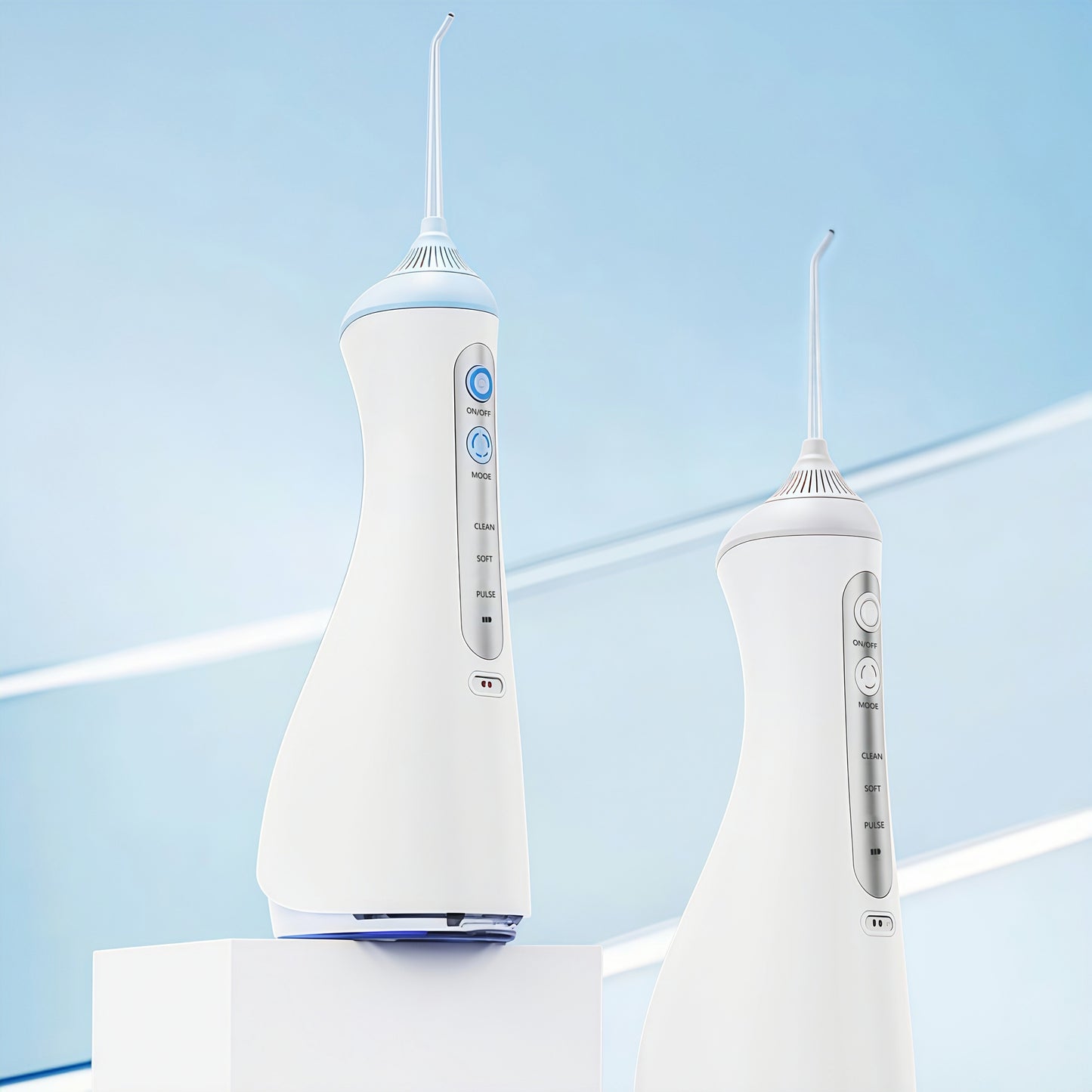 Portable Water Flosser Cordless - 1500PSI, 200ml Tank, USB-C Fast Charge, IPX7, 4 Tips (TSA-Friendly)