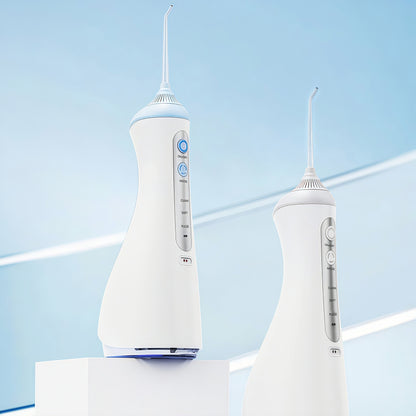 Portable Water Flosser Cordless - 1500PSI, 200ml Tank, USB-C Fast Charge, IPX7, 4 Tips (TSA-Friendly)