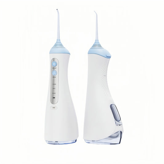 Portable Water Flosser Cordless - 1500PSI, 200ml Tank, USB-C Fast Charge, IPX7, 4 Tips (TSA-Friendly)