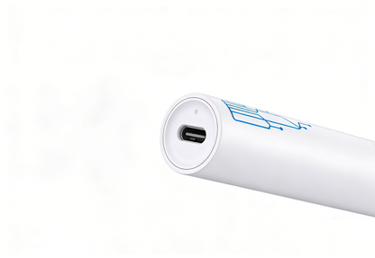 Close-up of charging port on the Sonic Oscillating-Sweep Electric Toothbrush 40,000 VPM | PA5718 in white.