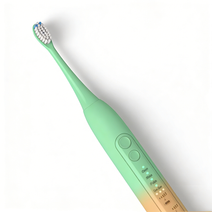 Art-Color Sonic Electric Toothbrush | PA5118 in mint green with soft bristles and multiple cleaning modes visible