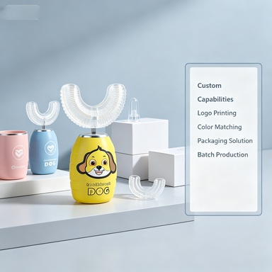 PA-208 Kids Electric Toothbrush OEM - Custom Color Logo Packaging