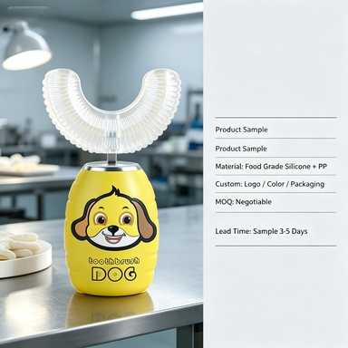 PA-208 Kids U-Shaped Toothbrush - Easy Grip Design for Children