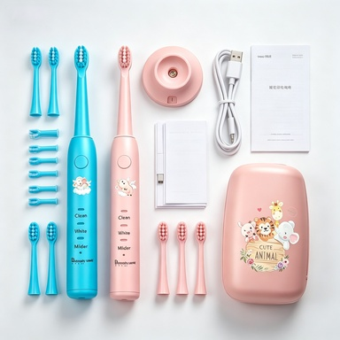 PA-209 Kids Electric Toothbrush OEM - Coreless Motor Sonic Vibration