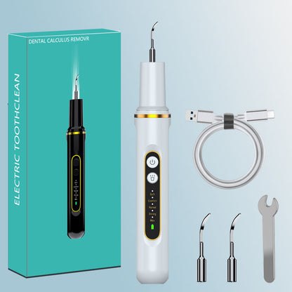 OQPO ultrasonic dental cleaner detail - FDA CE certified oral care device